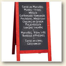 ardoise restaurant specialite regionale