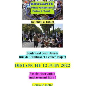 brocante boulevard jean jaures caudry 12 juin 2022