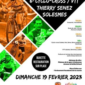 6eme cyclo-cross VTT Thierry Senez Solesmes