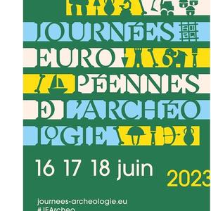 Affiche Journees europeennes de l'archeologie 2023