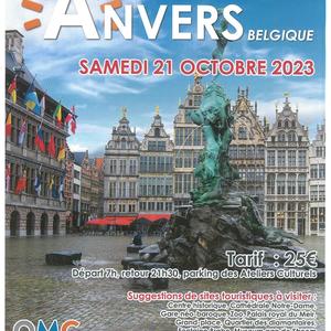 Journee a Anvers 21 octobre 2023 OMC Caudry