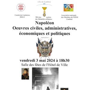 Conference Napoleon 3 mai 2024