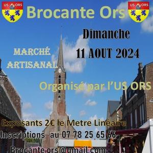 Brocante ors 11 aout 2024