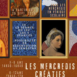 Affiche Ateliers creatifs