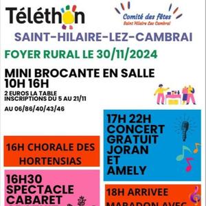 Telethon Saint Hilaire 30 novembre 2024