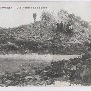 Eglise Masnieres ruines Le Labo - Cambrai, fonds M