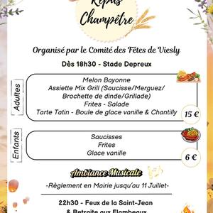 Repas champe#tre viesly