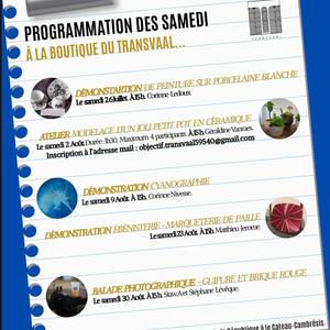 samedis de l'ete a la boutique Transvaal