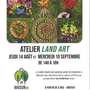 land art maison de la nature