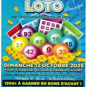 Loto Caudry 12 octobre 2025
