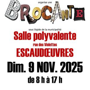 brocante escaudoeuvres 2025
