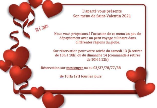 saint valentin l'apparte