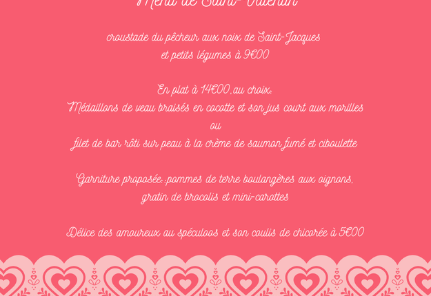 saint valentin au fil de l\'eau