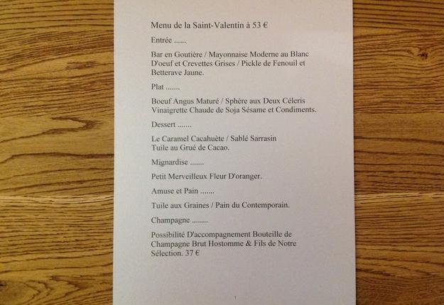 saint valentin contemporain