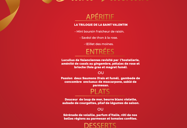 saint valentin hostellerie du marche